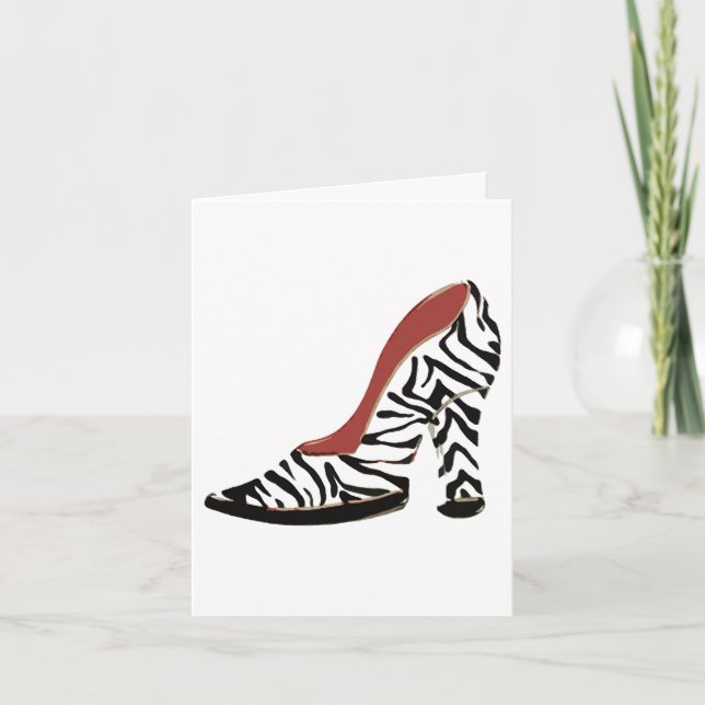 Ich Liebe Schuhe! ~ Grußkarte Karte (Vorderseite)