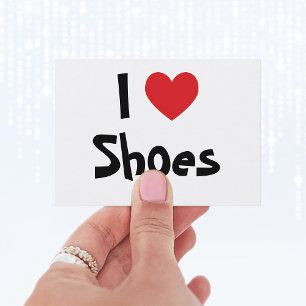Ich liebe Schuhe Visitenkarte