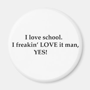 Ich Liebe Schule. Liebe, Mann, JA! Magnet