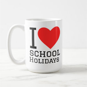 Ich liebe Schulferien Kaffeetasse