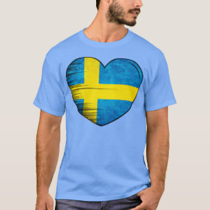 Ich Liebe Schweden Meine Zuhause Mein Land mein He T-Shirt