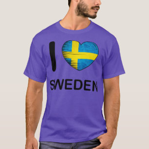 Ich Liebe Schweden Meine Zuhause Mein Land mein He T-Shirt