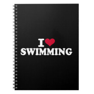 Ich liebe Schwimmen Notizblock