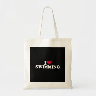 Ich liebe Schwimmen Tragetasche