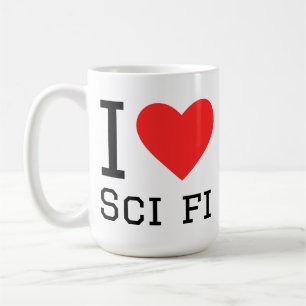 Ich liebe Science-Fiction Kaffeetasse