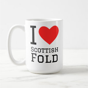 Ich liebe Scottish Fold Kaffeetasse
