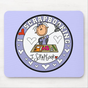 Ich liebe Scrapbooking T-Shirts und Geschenke Mousepad