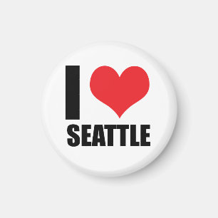 Ich liebe Seattle Magnet