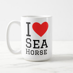 Ich liebe Seepferdchen Kaffeetasse