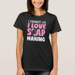 Ich Liebe Seife machen Lyck Cooler Seifenspanner T-Shirt