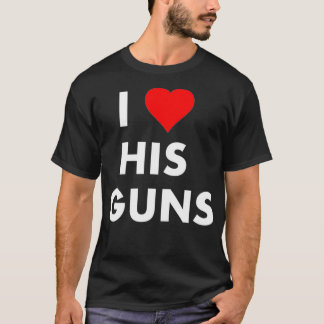 Ich Liebe seine Gewehre Ich Liebe ihre Brötchen lu T-Shirt
