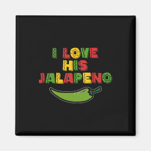 Ich Liebe Seine Jalapeno I Liebe Ihr Tacos Funny C Magnet