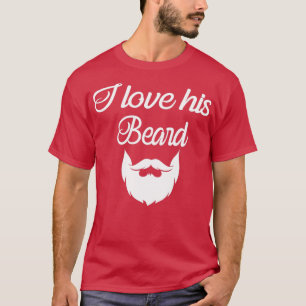 Ich Liebe seinen Bart lustige Frauen1 T-Shirt