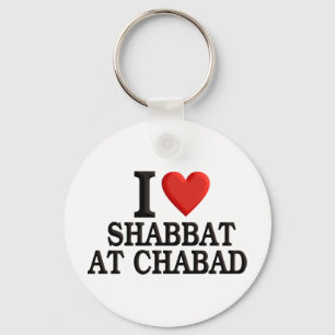 Ich Liebe Shabbat in Chabad Schlüsselanhänger