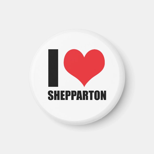 Ich liebe Shepparton Magnet (Vorne)