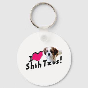 Ich Liebe Shih Tzus! Schlüsselanhänger