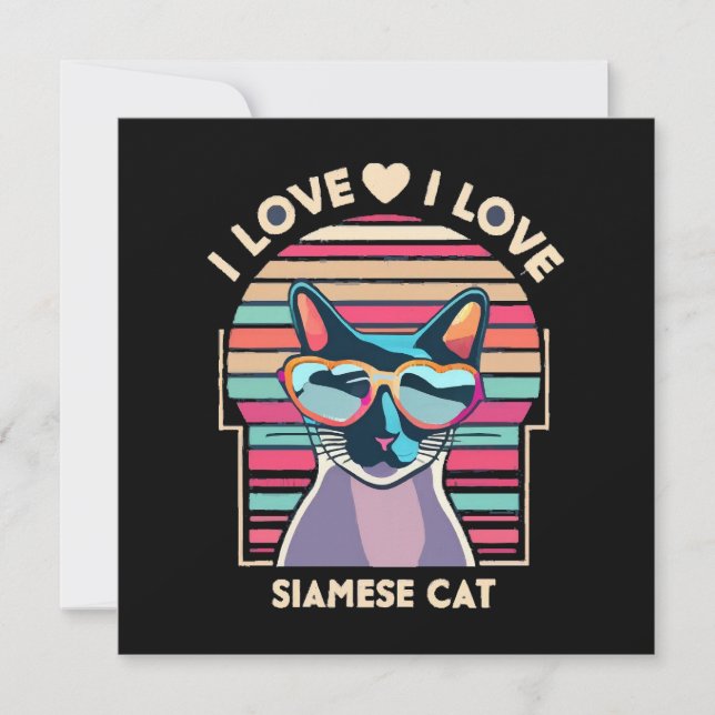 Ich liebe Siamkatze (Vorderseite)
