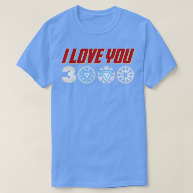 Ich Liebe Sie 3000 T-Shirt (Design vorne)