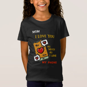 Ich Liebe Sie als mein Telefon T-Shirt