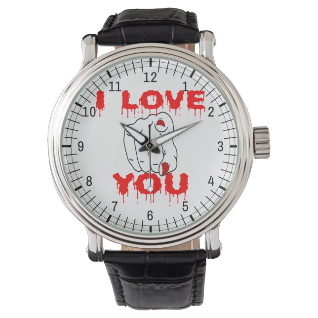 Ich Liebe Sie Armbanduhr (Vorderseite)