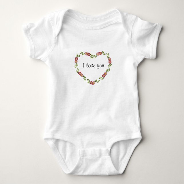 Ich Liebe Sie Baby Kleidung Baby Strampler (Vorderseite)