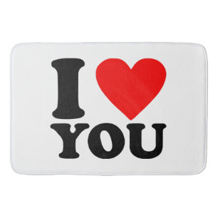 Ich Liebe Sie Badematte
