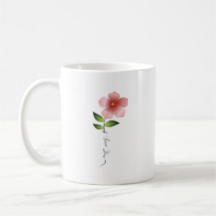 Ich Liebe Sie Blume Kaffeetasse