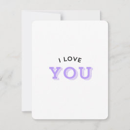 Ich Liebe Sie Feiertagskarte