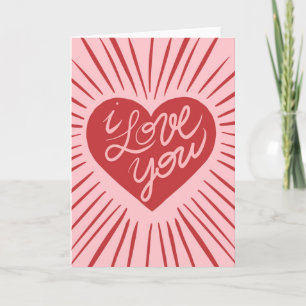 Ich Liebe Sie Feiertagskarte