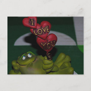 Ich Liebe Sie Frosch Postkarte