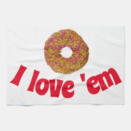 Ich Liebe sie Geschirrtuch