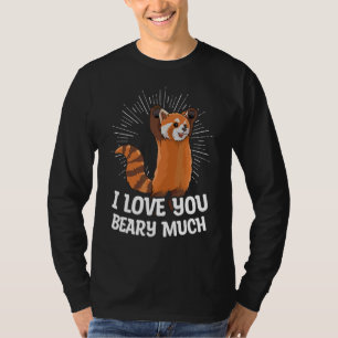 Ich Liebe, Sie haben viel Spaß mit einem roten Pan T-Shirt