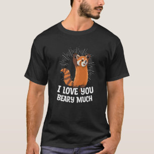 Ich Liebe, Sie haben viel Spaß mit einem roten Pan T-Shirt