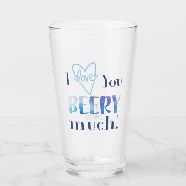 Ich Liebe, Sie haben viel Spaß Typ Valentine Glas (Vorderseite)