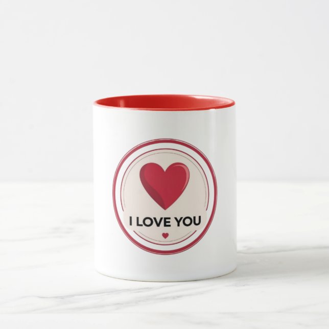 Ich Liebe Sie Herzenslust Tasse (Zentrum)