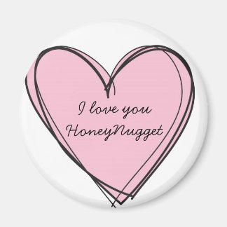 Ich Liebe Sie HoneyNugget-Magnet Magnet
