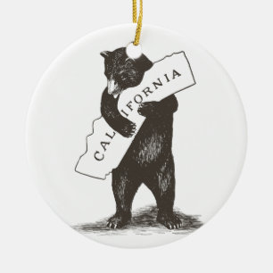 Ich Liebe Sie Kalifornien Keramikornament