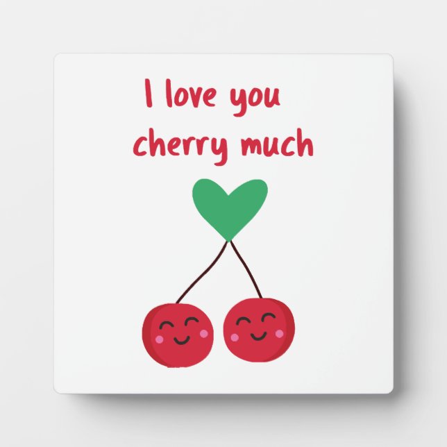Ich Liebe, Sie kreuzen viel Valentine Fotoplatte (Vorderseite)