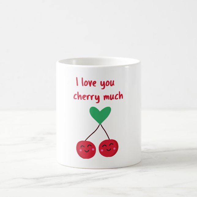 Ich Liebe, Sie kreuzen viel Valentine Kaffeetasse (Mittel)