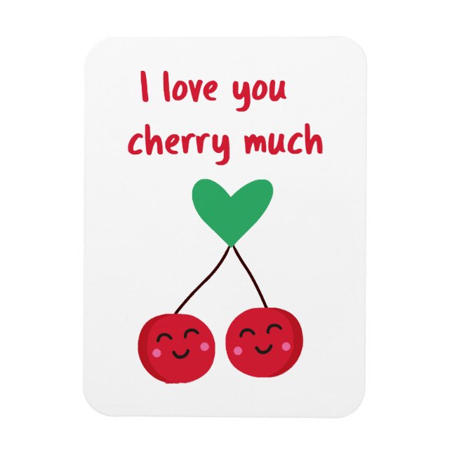 Ich Liebe, Sie kreuzen viel Valentine Magnet (Vertikal)