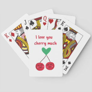 Ich Liebe, Sie kreuzen viel Valentine Spielkarten