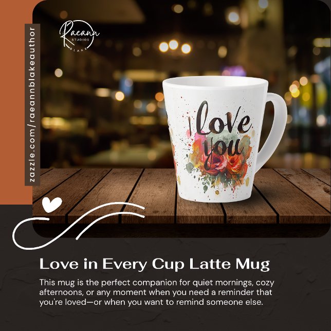 Ich Liebe Sie Latte Tasse (Von Creator hochgeladen)