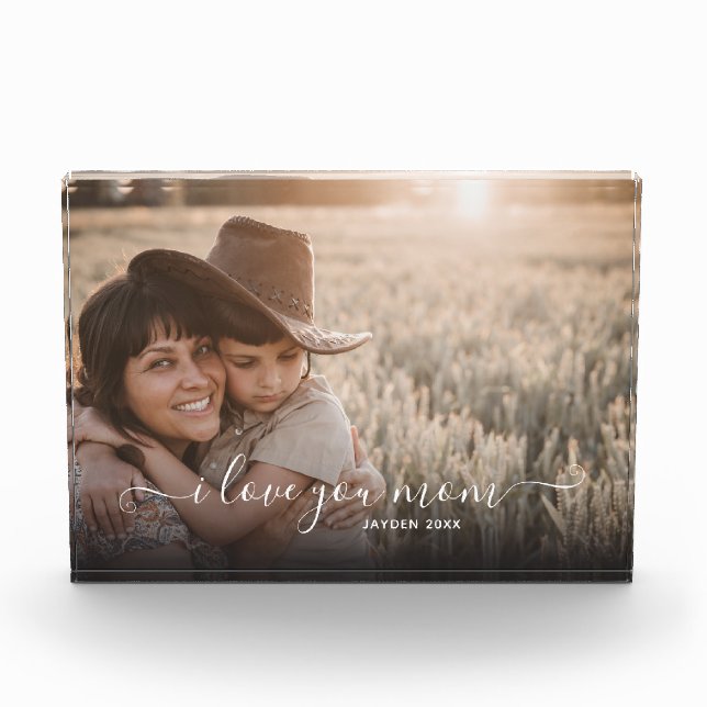 Ich Liebe Sie Mama Fotoblock (Vorderseite)