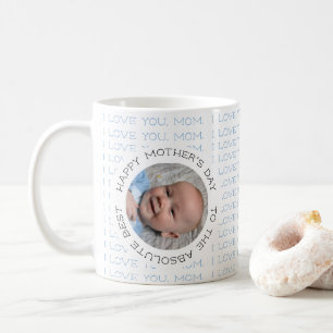 Ich Liebe Sie Mama glücklich Mutter Tag Baby Foto  Kaffeetasse