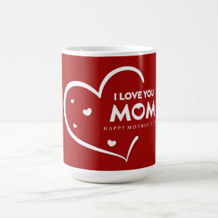 Ich Liebe, Sie Mama glücklich Muttertag Kaffee Tas Kaffeetasse