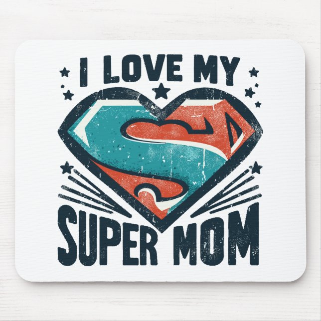 Ich Liebe Sie Mama Mousepad (Vorne)