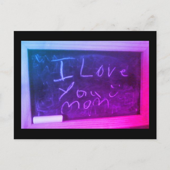 Ich Liebe Sie Mama Postkarte (Vorderseite)