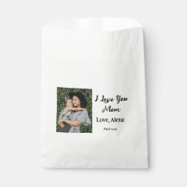 Ich Liebe Sie Mama's Tag elegant fügen Foto-Text Geschenktütchen