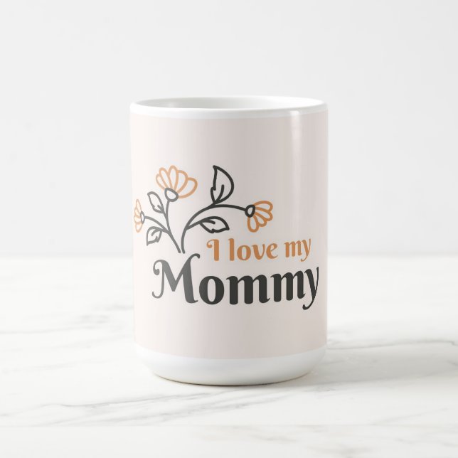 Ich Liebe, Sie Mami Kaffee Tasse (Mittel)