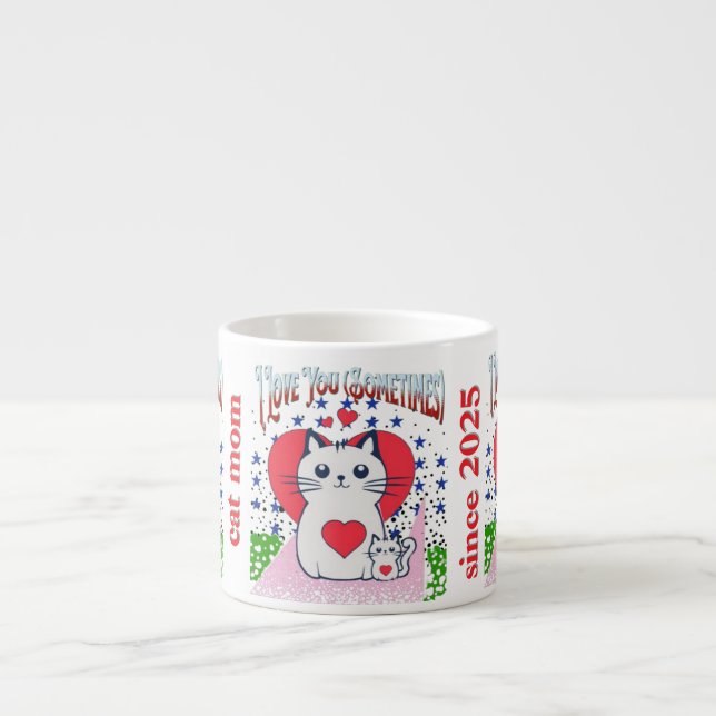 Ich Liebe Sie (manchmal - Sarcastic Funny Coffee T Espressotasse (Vorderseite)